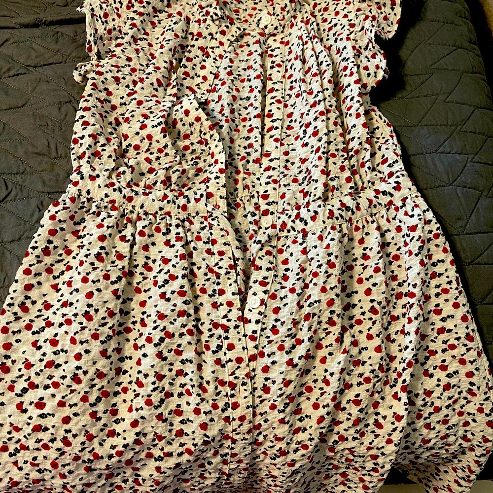 Chelsea & Violet Size Medium Cream w/ floral print
